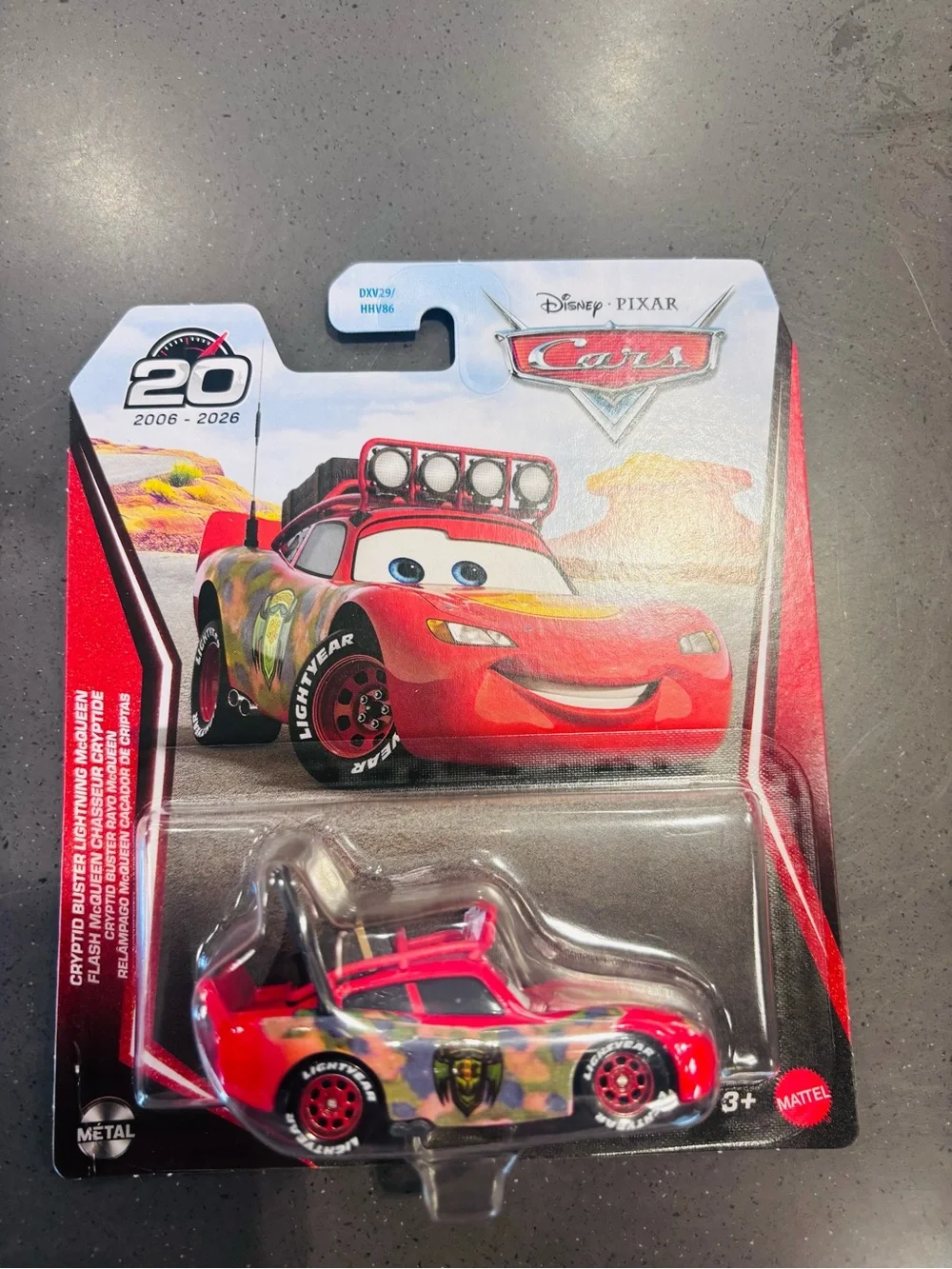 Disney Red Lightning McQueen Camo Rally Car